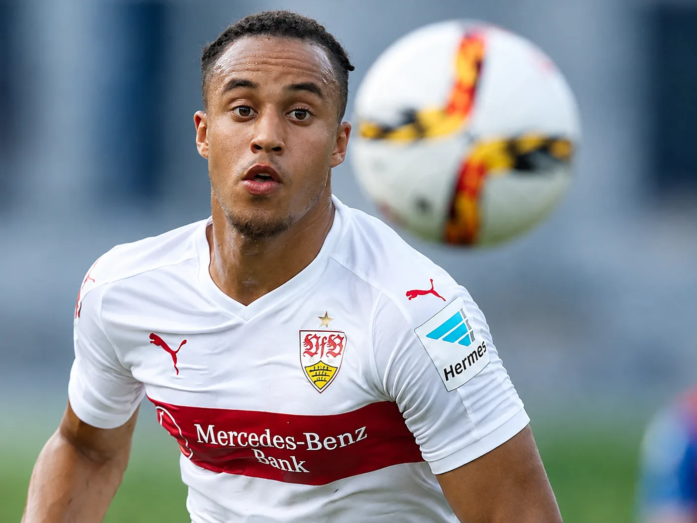 Jerome Kiesewetter in a VfB Stuttgart jersey